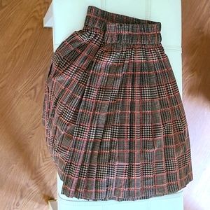 Plaid Skirt